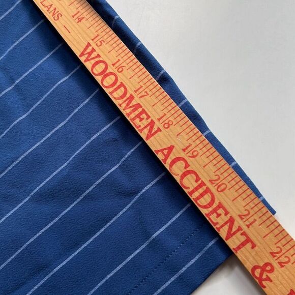 FootJoy FJ Blue Striped Stretch Shorts 34x7 - Picture 6 of 15